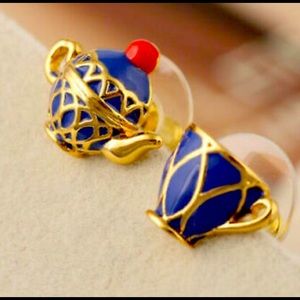 Designer Kate Spade inspired tea earrings